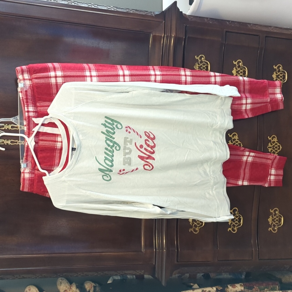 Jaclyn Intimates Naughty but Nice Women's winter jammies. 1X